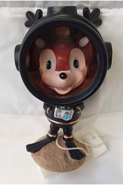 NO BRAND Figurină decorativă cerb scufundându-se 15 cm rășină