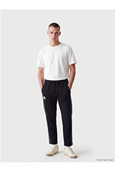 LC Waikiki Black Regular Fit Men's Sweatpants
