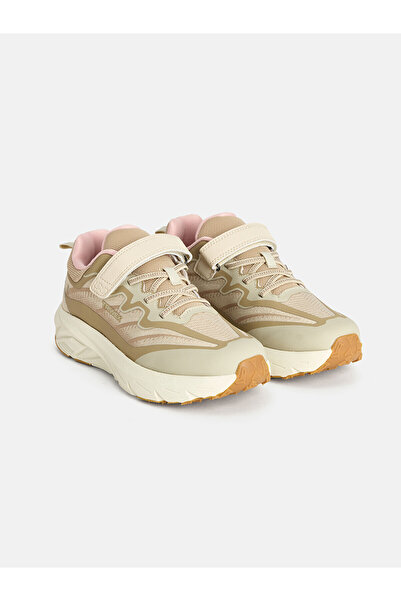 LC Waikiki Triwex Beige Girls' Sneaker with Nevavm Difference