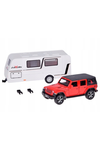 Jokomisiada Mașină pentru vacanță, vehicul off-road + lumini pentru rulotă ZA...