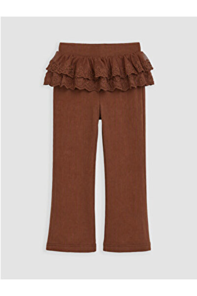 LC Waikiki Brown Girls' Spanish Leggings