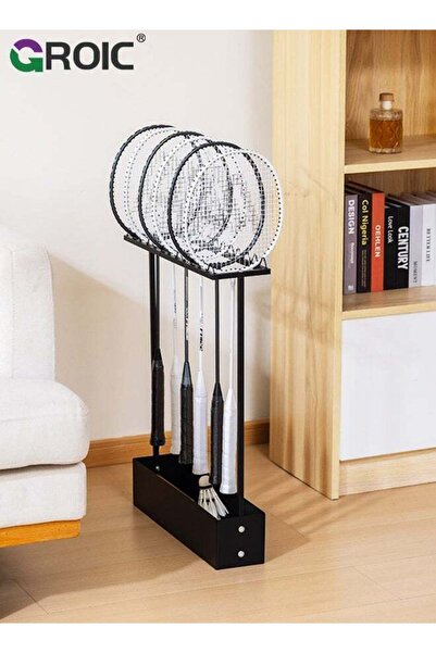 Generic Badminton Rackets Rack, Non-Slip Badminton Racket Storage Rack Floor ...