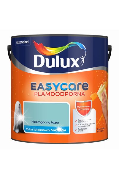 DULUX EasyCare vopsea latex pentru pereți, nesfârșită, Lazur mat, 2,5L