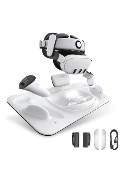 GAT Stație de încărcare pentru Meta Quest 3 BOBOVR D3 Încărcător magnetic all...