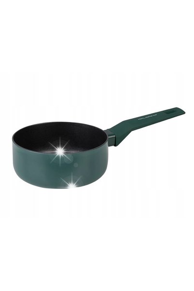 FLORINA Joy tigaie rotundă din aluminiu 16 cm 1 l verde antiaderentă pentru i...