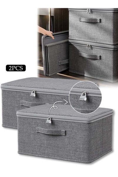 Generic 2 PCS Oversized Storage Box, Home Storage Box, Foldable Zipper Cover ...