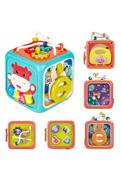 woopie Cub Puzzle de Sortare, Blocuri Senzoriale, Educativ Montessori 6 în 1