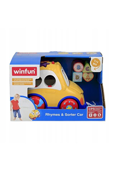 WINFUN Jucărie vehicul sortator interactiv AUTO WESOŁEK