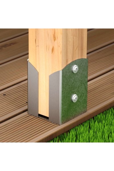Domax Ancoră de beton înșurubabilă pentru bază de stâlp 92x150x2,0mm zincată