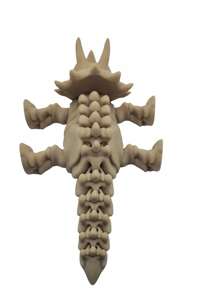 NO BRAND Schelet de dinozaur TRICERATOPS Figurină 3D articulată Stil Jurassic...