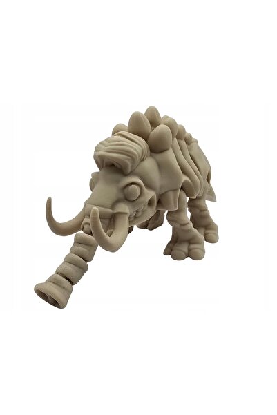 NO BRAND Schelet de Mamut Figurină 3D Articulată 15cm Culoare Os Cadou Epoca ...