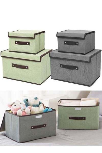 Generic 4 Pack Clothes Storage, Foldable Blanket Storage Bags, Storage Contai...