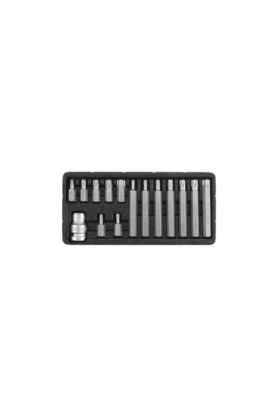 yato SET COMPLET CHEI TORX T20-T55 15 BUCĂȚI - YT-0417