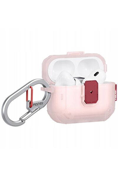 NO BRAND HUSĂ SKINARMA MECHA LE PENTRU AIRPODS PRO 3, ROZ