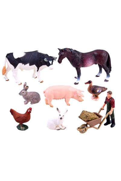 Jokomisiada Set pictat Animale de laștei Fermier ZA2994