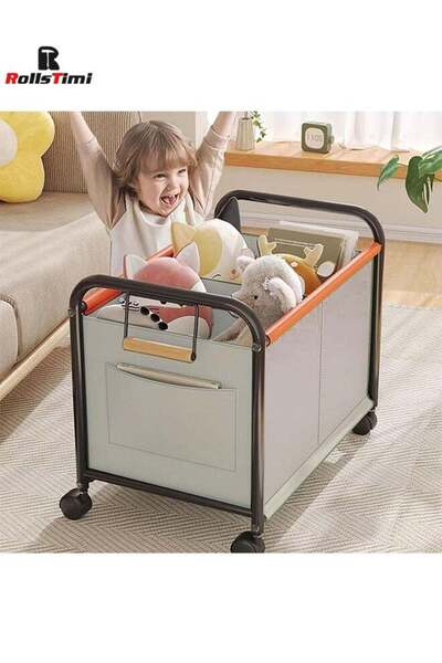 Generic Toy Box Chest with Wheels, Removable Kids Toy Boxes Organizer, Portab...