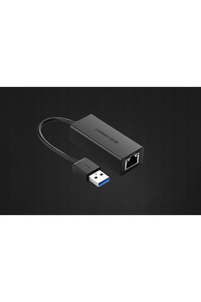 Ugreen Adaptor de rețea CR111 USB-A la RJ45 (Alb)