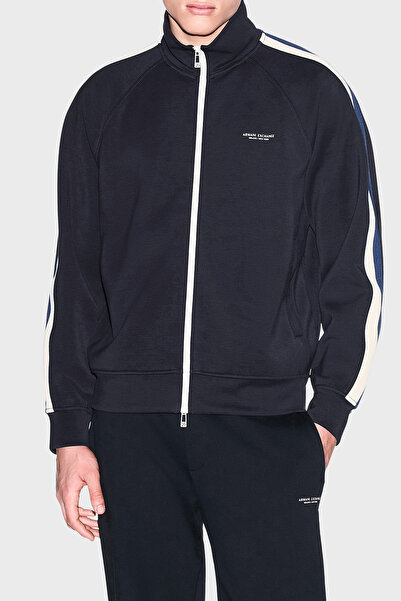 Armani Exchange Modal Kumaş Logolu Regular Fit Fermuarlı Sweat Erkek SWEAT XM...