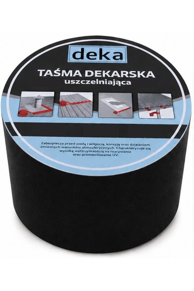 Deka Bandă de etanșare DEKARSKA ALUBUTYL 10CM*10MB NEAGRĂ - D-410-9005
