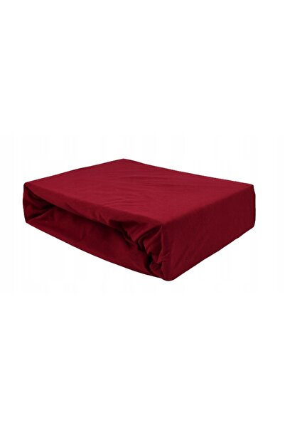 Mack Cearșaf de pat din jerseu cu elastic 220X200 bordo
