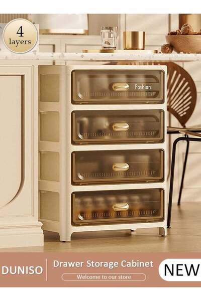 Generic 4 Layer Drawer Storage Cabinet, Storage Organizer Drawer, Drawer Stac...