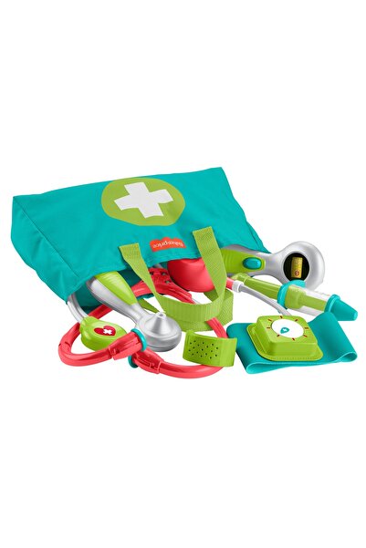 FISHER-PRICE BABY Set jucărie trusă medicală micuțul doctor cu 7 piese. pentr...
