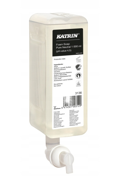 KATRIN JONES Katrin săpun spumant 1000 ml delicat pentru piele