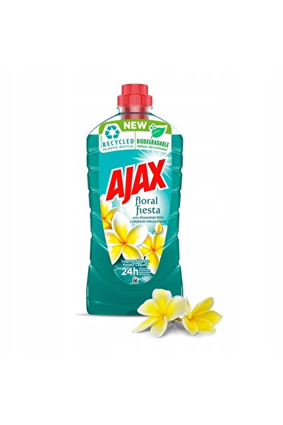Ajax 4x Detergent universal pentru pardoseli Floare de lagună 1L