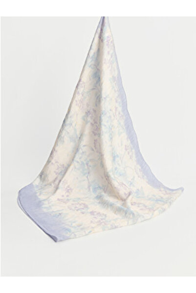 LC Waikiki Lilac Floral Patterned Women's Shawl