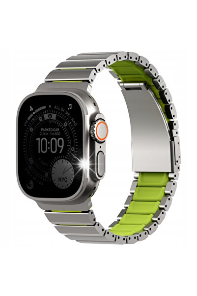 uniq CUREA PENTRU APPLE WATCH 44/45/46/49 MM, DIN SILICON, SPORTIVĂ, ÎNLOCUIBILĂ