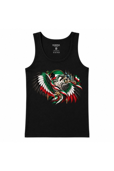Rabona Fashion Kuvajt Majestic Falcon Wings & Skyline grafički tank top