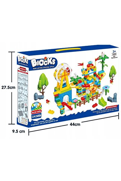 NO BRAND Set mare de blocuri de construcție pentru copii, figurine, 234 de pi...