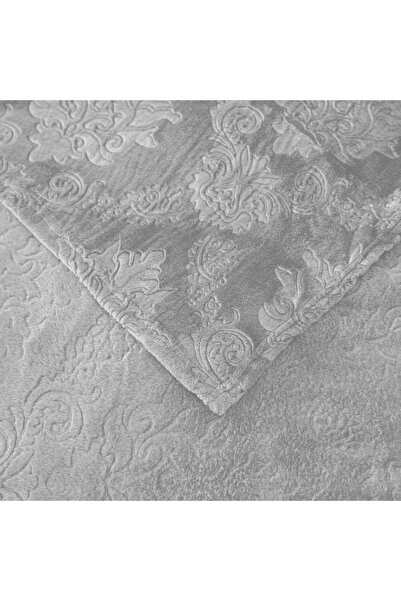 Łóżkoholicy Pătură 160x200 Cuvertură de pat Plaid Microfibră COTTON WORLD Gri...