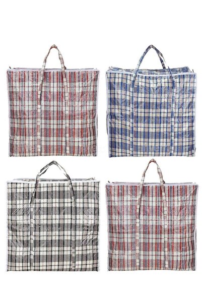 Generic Pack of 4 Strong Storage Laundry Bags – Big Moving/Shopping Bags with...