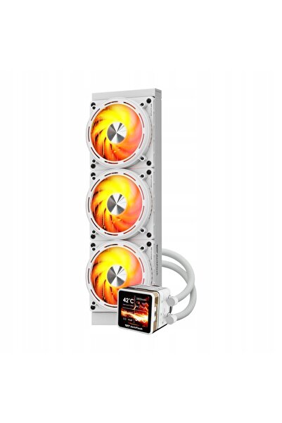 darkFlash Sistem de răcire cu apă pentru CPU DE360 120mm (alb)