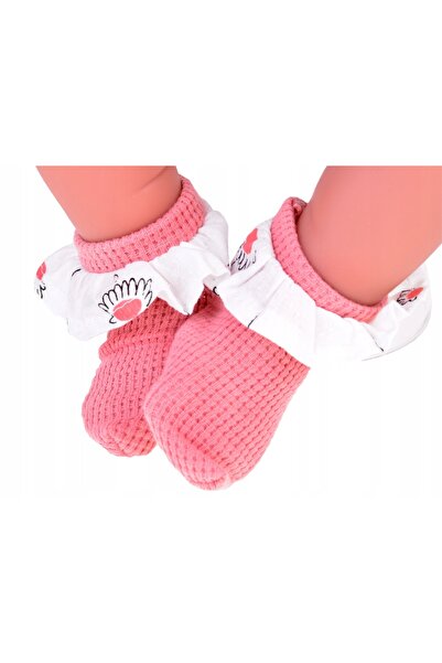 Jokomisiada Păpușă BOBAS 45 cm fetiță moale și interactivă roz 5905258533469