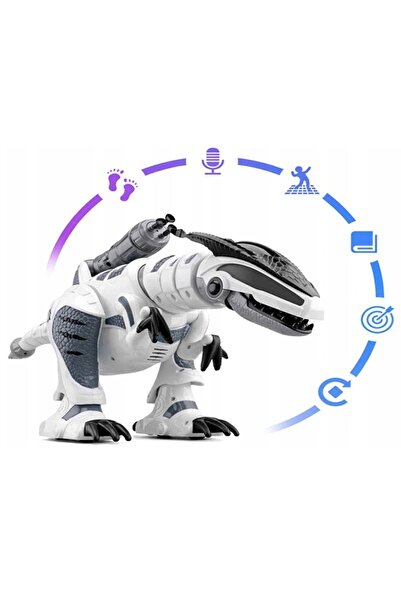Norimpex Dinozaur gigant telecomandat, robot T-Rex interactiv, cu funcții de ...