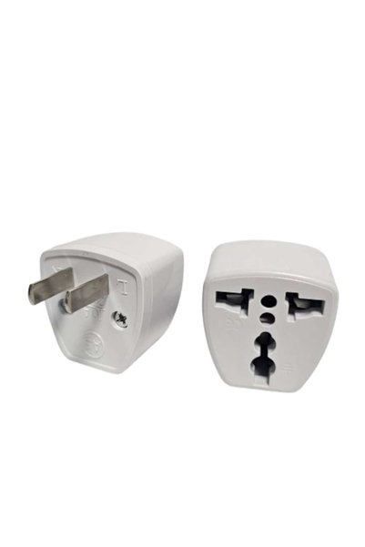 Nafpro Adaptor de priză, 250V/10A, fără împământare, design compact