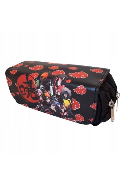 NO BRAND Penar Anime Uzumaki cu două compartimente, negru