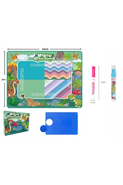 MADEJ Covoraș pentru colorat cu apă Dino 44x32 9897