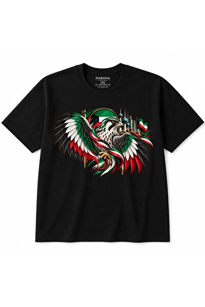 Rabona Fashion Kuwait Falcon Legacy Wings & City Heritage Graphic T-Shirt