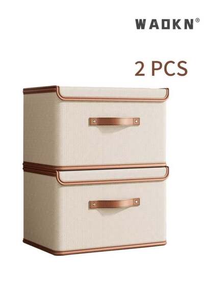 Generic 2 Pack Oxford Fabric Clothes Drawer Organizer with Cover, Foldable Wa...
