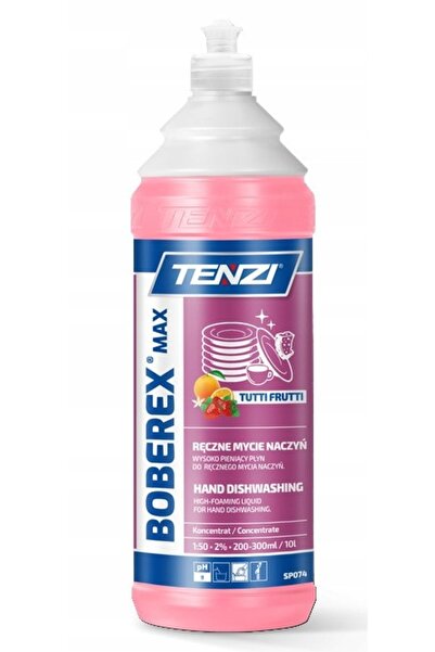 Tenzi BOBEREX MAX TUTTI FRUTTI SĂPUN DE VASE LICHID DE MÂNĂ 1L - TZ 20 7441