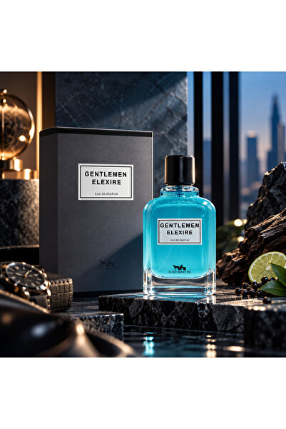 loui martin Gentlemen Elexire Eau de Parfum 100ml – Fresh, Spicy & Woody Frag...