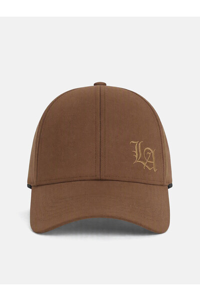 LC Waikiki Two Mt Shop Quality Brown Embroidered Women's Cap Hat