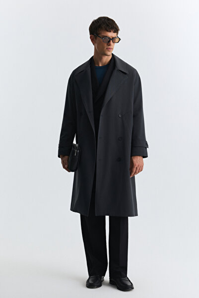 Antioch Long Relaxed Fit Trench Coat