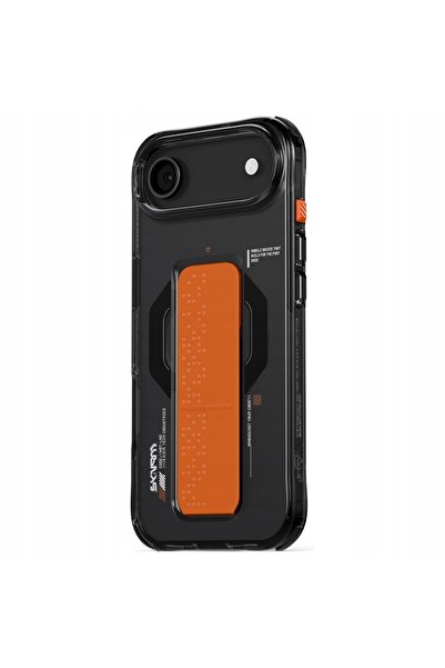 NO BRAND HUSĂ PENTRU IPHONE AIR CU SUPORT DE ÎNCĂRCARE MAGNETIC, CULOARE GRAF...