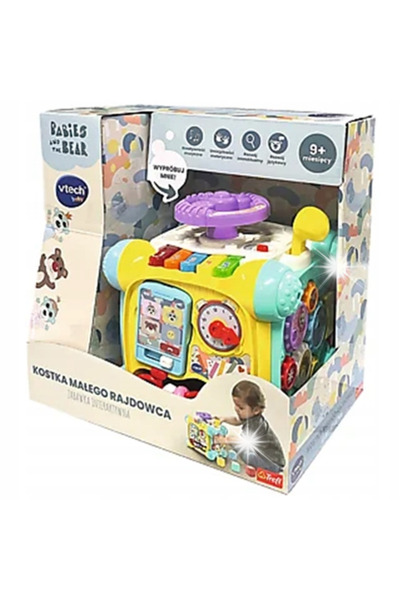 Vtech Oyuncak Cubul educativ interactiv Little Racer's Bobaski și ursul VTech