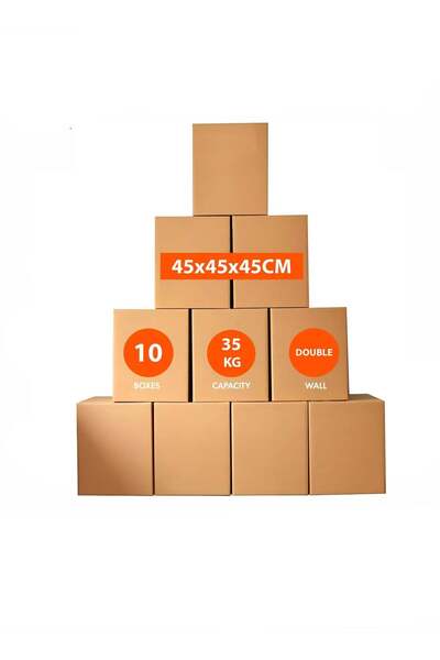 Generic 10 Pieces of Heavy Duty 5-Ply Corrugated Cardboard Shipping Boxes Dou...