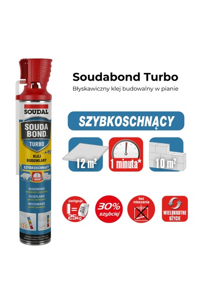 Soudal ADEZIV UNIVERSAL SOUDABOND TURBO GG TUB 750ML - GLUE ST750GG